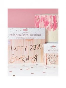 Image of Ginger Ray 50Th Birthday Party Bundle Balloons And Bunting