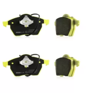 Image of RIDEX PLUS Brake pad set VW,AUDI,SKODA 402B0034P 4B0698151,4B0698151A,4B0698151AB 4B0698151AF,4B0698151B,4B0698151E,4B0698151H,4B0698151J,4B0698151K