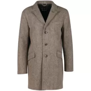 Image of Barbour Mens Hendon Crombie Wool Jacket Charcoal XXL