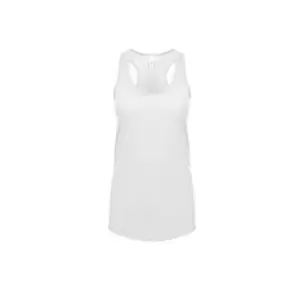 Image of Next Level Womens/Ladies Ideal Racer Back Tank Top (S) (White)