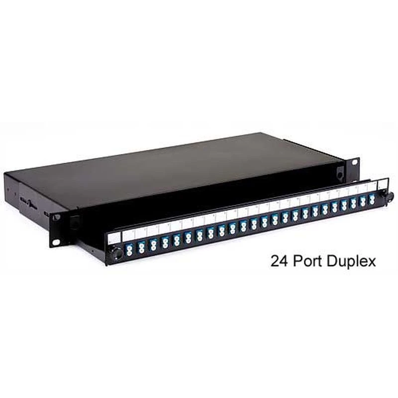 Image of FDL 24 PORT DUPLEX (48 FIBRE) LC SINGLEMODE PATCH PANEL