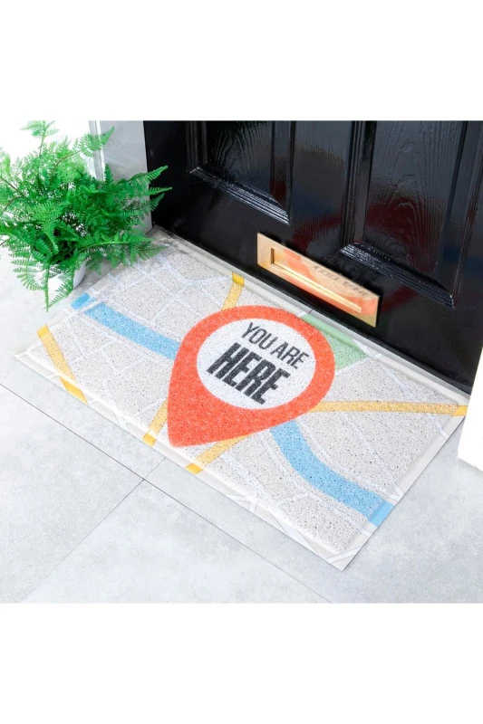 Image of Native Natural You Are Here Doormat (70 X 40Cm)