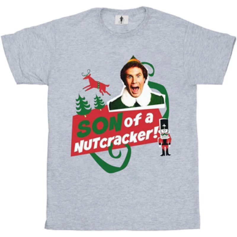 Image of Elf Elf Men Son Of A Nutcracker T-Shirt in Grey Size: Small Grey S Male 5057736306420