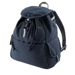 Image of Quadra Vintage Canvas Backpack - 18 Litres (One Size) (Vintage Oxford Navy)