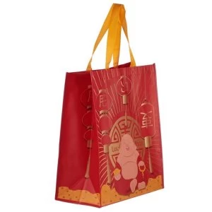 Image of Lucky Buddha Design Durable Reusable Shopping Bag
