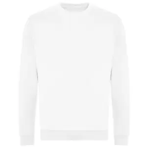 Image of Awdis Mens Organic Sweatshirt (S) (Arctic White)