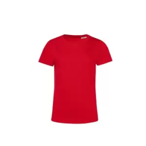 Image of B&C Womens/Ladies E150 Organic Short-Sleeved T-Shirt (M) (Red)