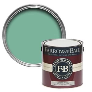 Image of Farrow & Ball Estate Arsenic No. 214 Matt Emulsion Paint 2.5L