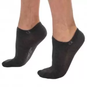 Image of Calvin Klein 2-Pack Colin Bobby Socks - Grey M/L