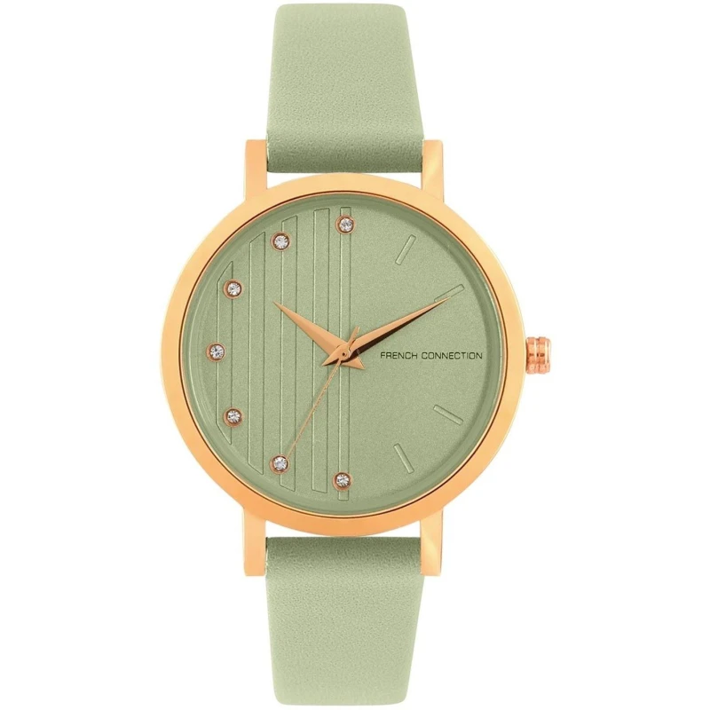 Image of French Connection French Connnection Analog Green Dial Womens Watch Green female One Size