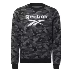 Image of Reebok ID Camo Crew Sweater Mens - Black