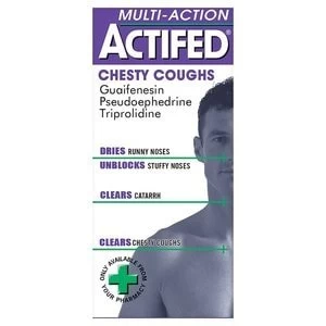Image of Actifed Multi-Action Chesty Coughs Syrup 100ml