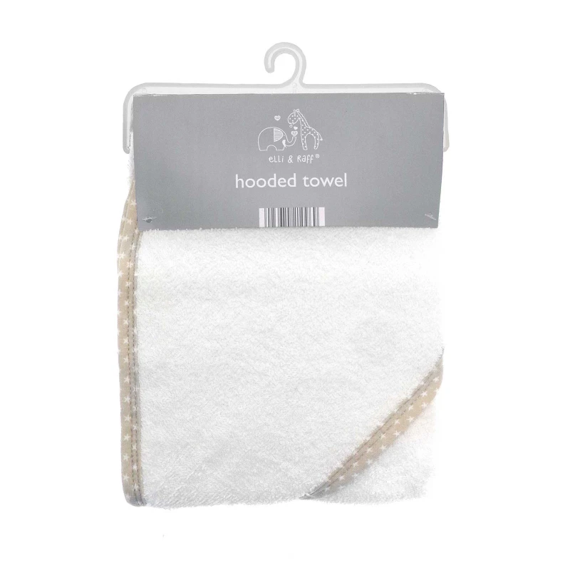 Image of Country Club Hooded Baby Towel White unisex 75cm x 75