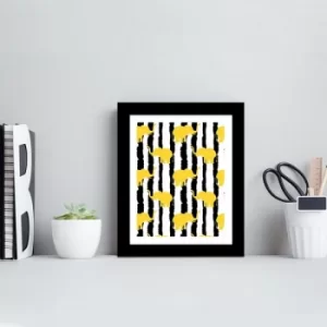 Image of SCT-097 Multicolor Decorative Framed MDF Painting