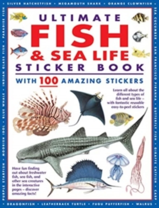 Image of Ultimate Fish & Sea Life Sticker Book : with 100 amazing stickers Paperback / softback