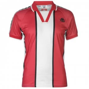 Image of Kappa Belgrad T Shirt - Red/White