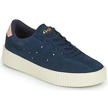 Image of Gola SUPER COURT SUEDE womens Shoes Trainers in Blue