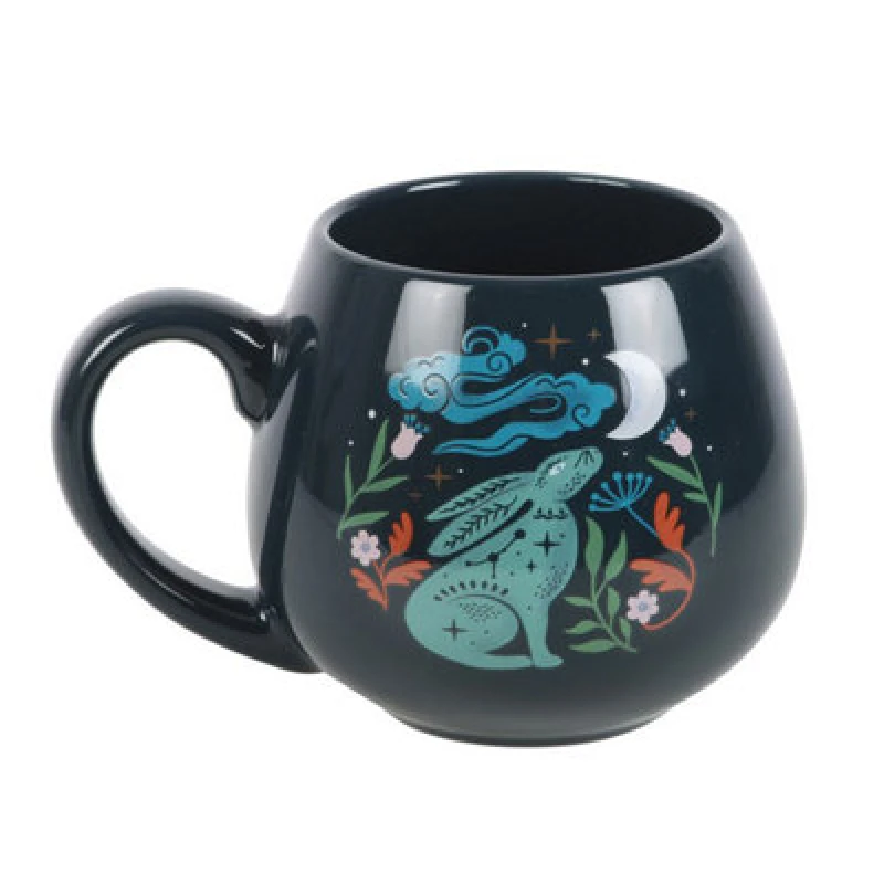 Image of Midnight Hare Rounded Mug