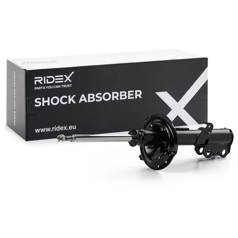 Image of KYB 334319 Shock absorber Front Axle Right, Gas Pressure, Twin-Tube, Suspension Strut, Top pin Shock Absorber (854)