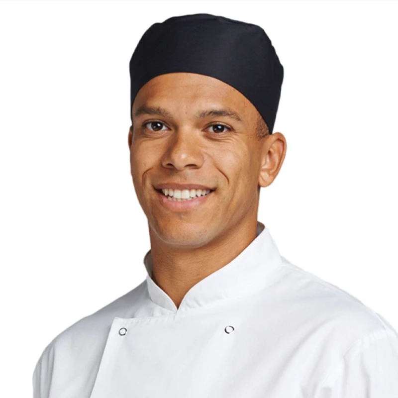 Image of Dennys Mens Budget Chef Skull Cap in Black Size: Medium Black Male M