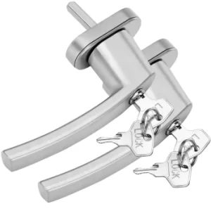 Image of Window Handle 2Pcs Silver Lockable