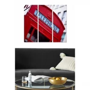 Image of MDF1055044 Multicolor Decorative MDF Painting (3 Pieces)