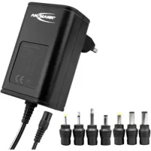Image of Ansmann 1201-0021 Mains PSU (adjustable voltage) 12 V DC, 9 V DC, 7.5 V DC, 6 V, 4.5 V DC, 3 V 300 mA 3.60 W