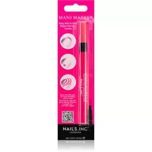 Image of Nails Inc. Mani Marker decorative nail varnish in application pen Pink 3 ml