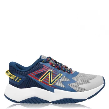 Image of New Balance Balance Road Running Shoes - Gry/Bl/Ylw