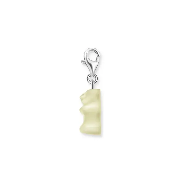 Image of Thomas Sabo Sterling Silver HARIBO White Glass Charm Pendant 2187-017-