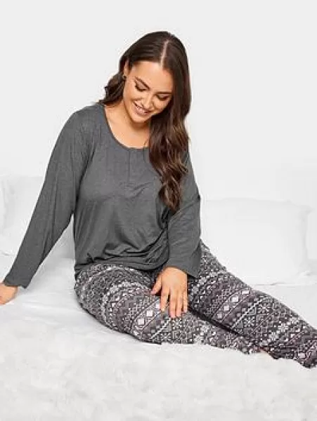 Image of Printed Soft Touch Pyjama Set