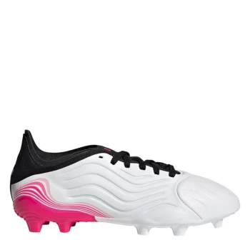 Image of adidas Copa Sense .1 Junior FG Football Boots - White/ShockPink