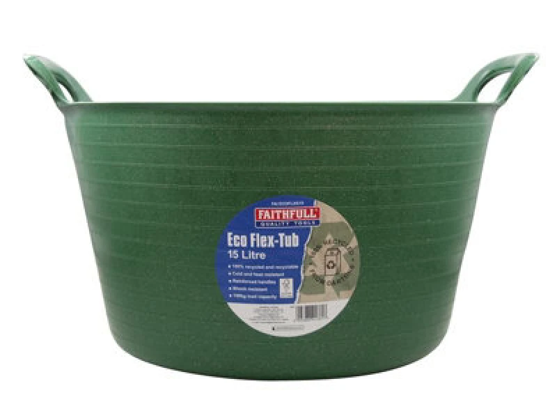 Image of Faithfull Eco Flex Tub FAIECOFLXG15 Volume: 15l