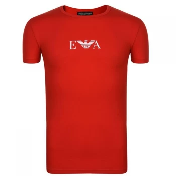 Image of Emporio Armani Logo T-Shirt Rosso Size L Men