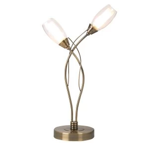 Image of Village At Home Nottingham Table Lamp - Antique Copper