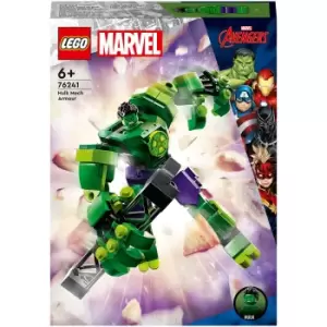 Image of LEGO Marvel Hulk Mech Armour Avengers Action Figure (76241)