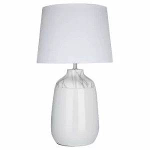 Image of Wenita Ceramic Table Lamp, white
