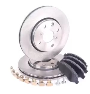 Image of MAPCO Brake disc and pads set PEUGEOT,TOYOTA,CITROEN 47355 1613819880,4246J0,424994 1613819880,4246F0,424954,424994,435120H010,435120H040