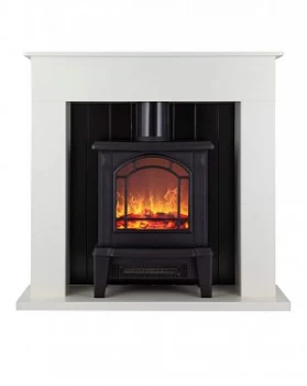 Image of Warmlite Ealing Compact Stove Fire Suite