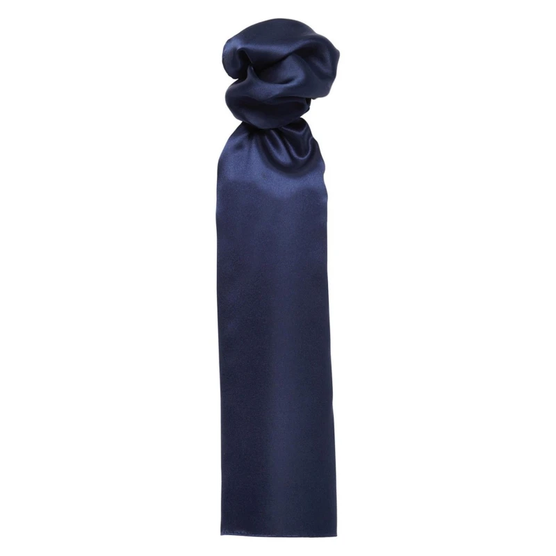 Image of Premier Premier Men Colours Plain Scarf in Navy Navy One Size Male 5063470683291