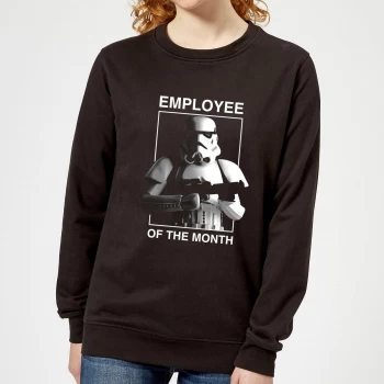 Image of Star Wars Employee Of The Month Womens Sweatshirt - Black - XL