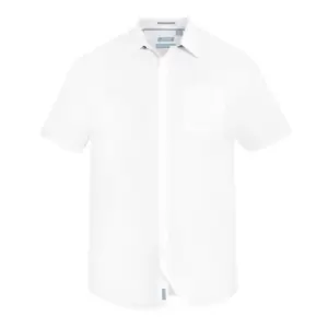 Image of Duke Mens Delmar Kingsize D555 Short Sleeve Classic Regular Shirt (8XL) (White)