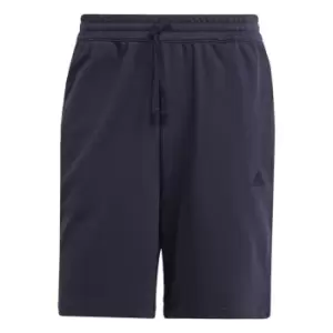 Image of adidas ALL SZN French Terry Shorts Mens - Blue
