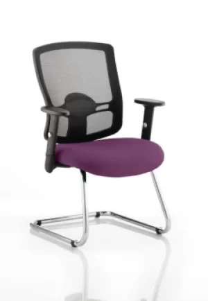 Image of Portland Cantilever Bespoke Colour Seat Purple