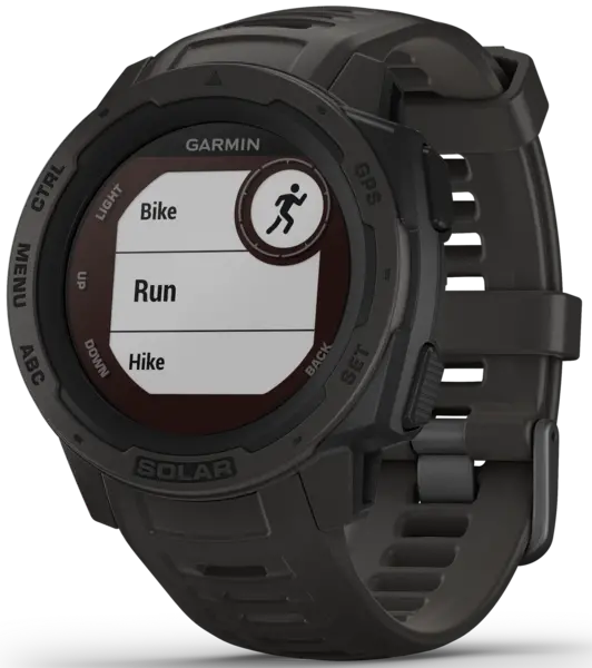 Image of Garmin Watch Instinct Solar Graphite D - Black GMN-251