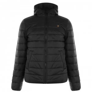 Image of Farah Vintage Meeson Padded Jacket - Dp Black 006