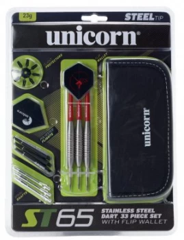 Image of Unicorn ST65 23g Stainless Steel Darts Set 33 Piece.