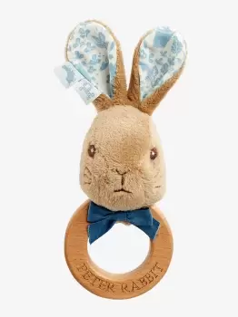 Image of Signature Peter Rabbit Wooden Ring Rattle