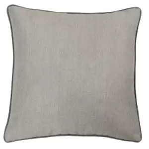 Image of Bellucci Piped Contrasting Trim Cushion Tobacco/Graphite, Tobacco/Graphite / 45 x 45cm / Polyester Filled