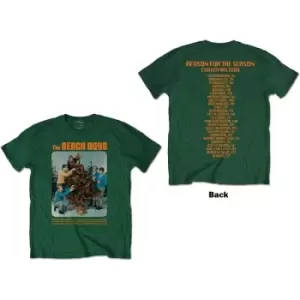 Image of The Beach Boys - Xmas Album Unisex XX-Large T-Shirt - Green